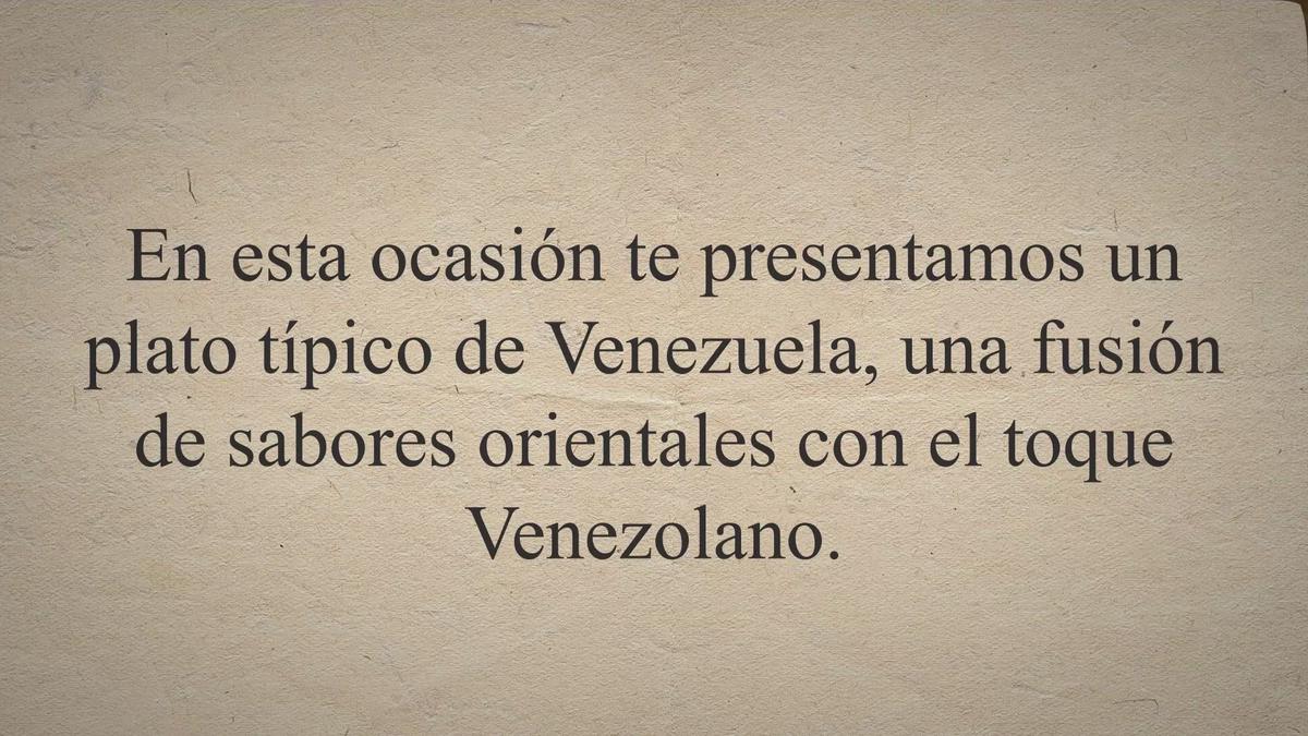 'Video thumbnail for Receta 【Arroz Chino frito】 Venezolano ¡Original!'