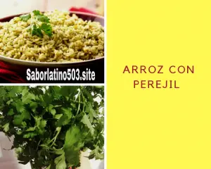 arroz con perejil