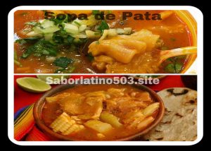 sopa de pata salvadoreña