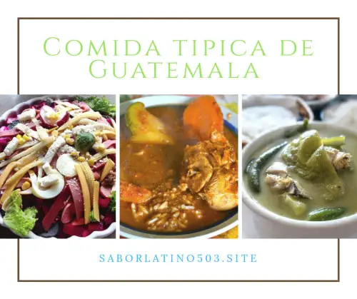 comida tipica de Guatemala