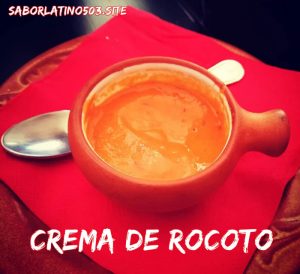 Receta de CREMA DE ROCOTO peruana