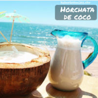 horchata de coco salvadoreña