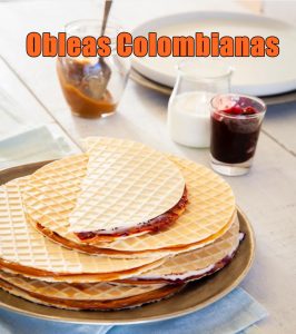 receta obleas colombianas
