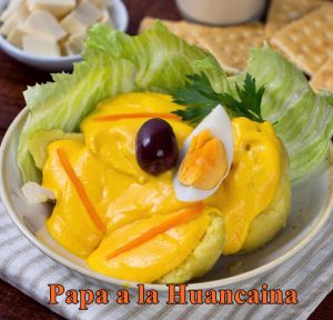 Receta papa a la huancaina