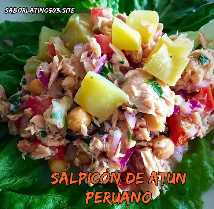 receta salpicón de atún peruano