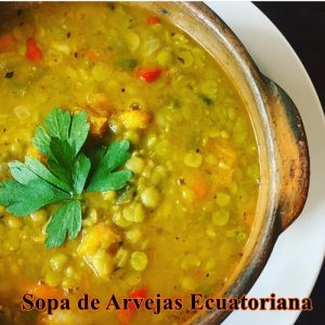 receta sopa de arvejas ecuatoriana